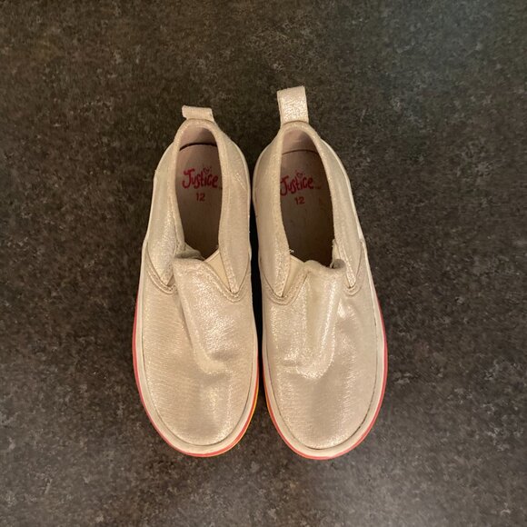 Justice Rainbow Slip-Ons - Size 12C - Picture 4 of 6